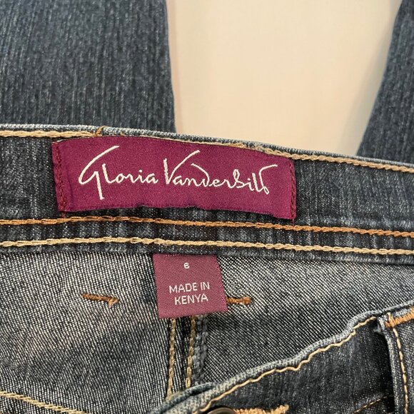 Gloria Vanderbilt denim capri's size 6‎ - Picture 6 of 6